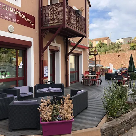 Du Marronnier فندق مبيت وإفطار Belmont-sur-Rance